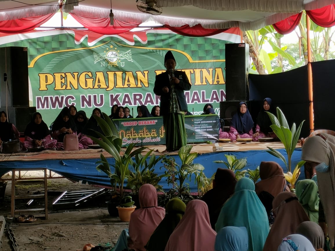 Kodim Sragen - Pengajian Lapanan MWCNU Kec. Karangmalang