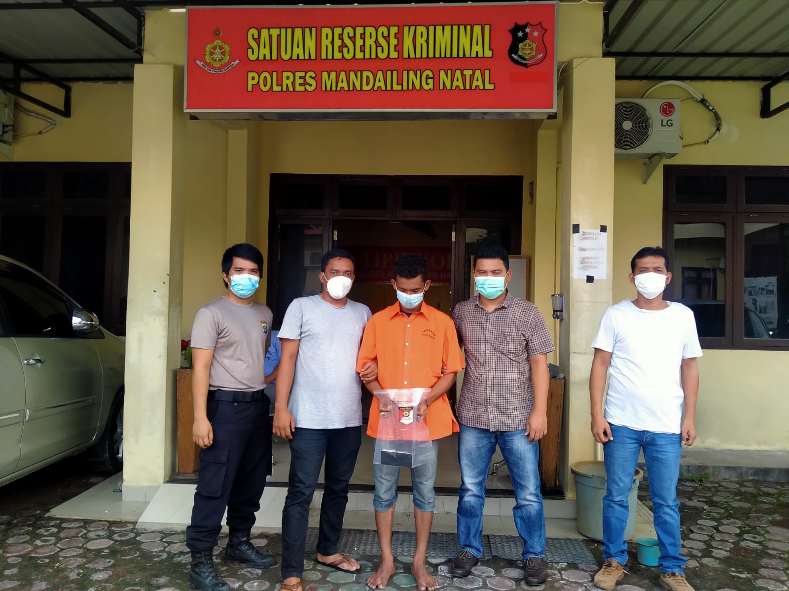 Pelaku Jambret Di Desa Gunung Tua Lumban Pasir, Diamankan Team Opsnal Sat Reskrim Polres Madina