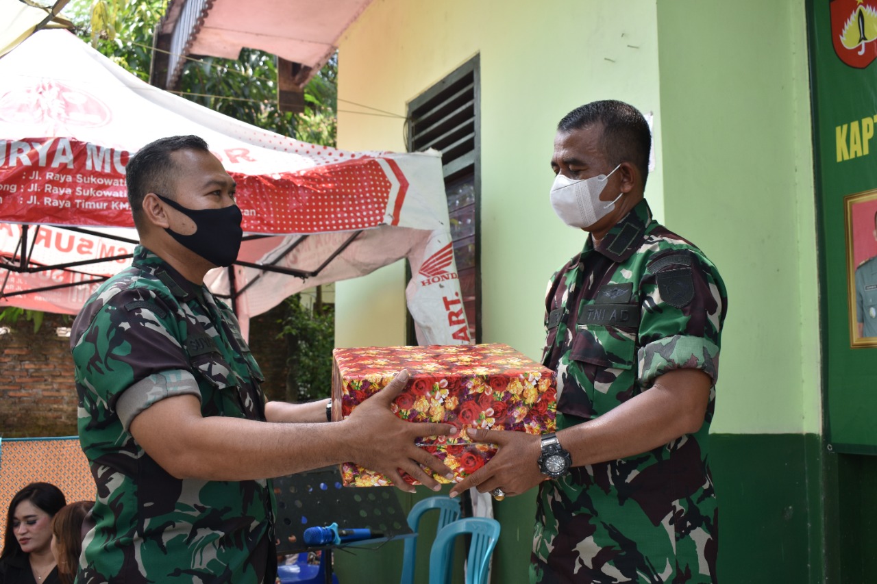 Acara Pamit Danramil Gemolong diselimuti Rasa Haru