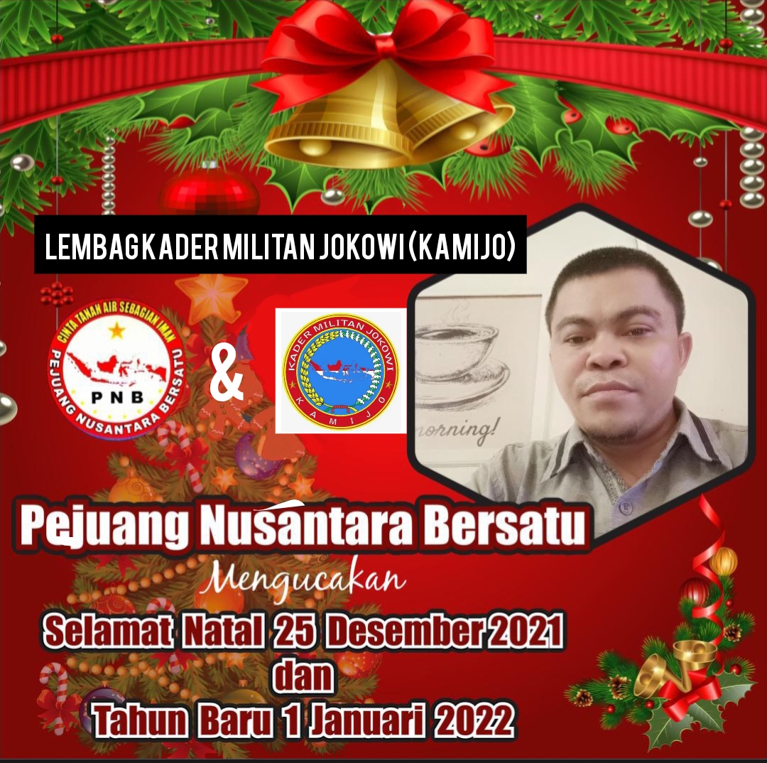 Hari Natal, Ketua DPW Kamijo Kalbar Yang Juga Aktivis Muda Jono Serukan Saatnya Indonesia Bangkit Paska Pandemi