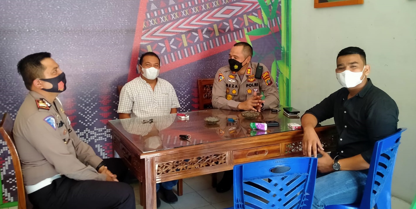 Kapolres Madina Sampaikan Pesan Kamtibmas Saat Sambangi Kantor PWI Mandailing Natal (V24/AL)