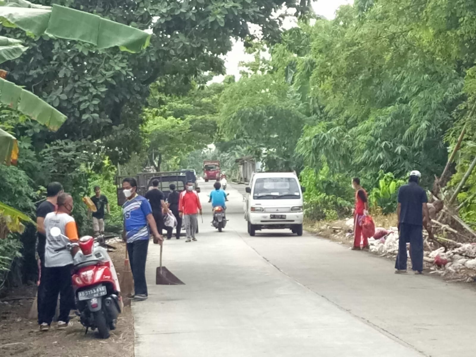 Koramil 06/Gondang Gotong Royong Mewujudkan Wilayah Bersih dan Sehat Sempurna (V24/AL)