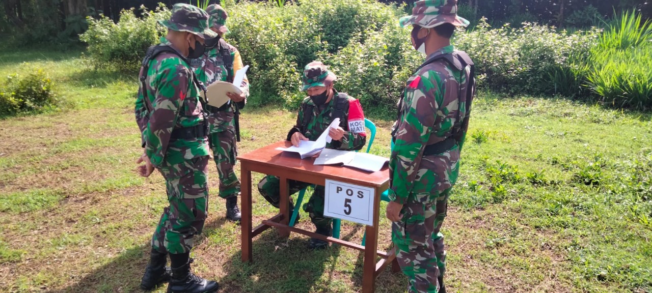 Tingkatkan Kemampuan Prajurit, Kodim 0808/Blitar Gelar Uji Terampil Perorangan, Selasa (22/02/2022), (V24/Adli)