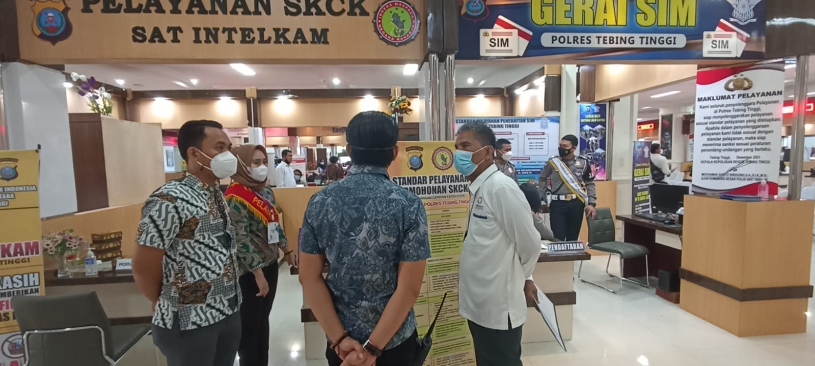 Kepala Ombudsman Sumut Abyadi Siregar Hadiri Pengoperasian Mall Pelayanan Publik Tebing Tinggi, Rabu (02/03/22), (V24/Jacky)