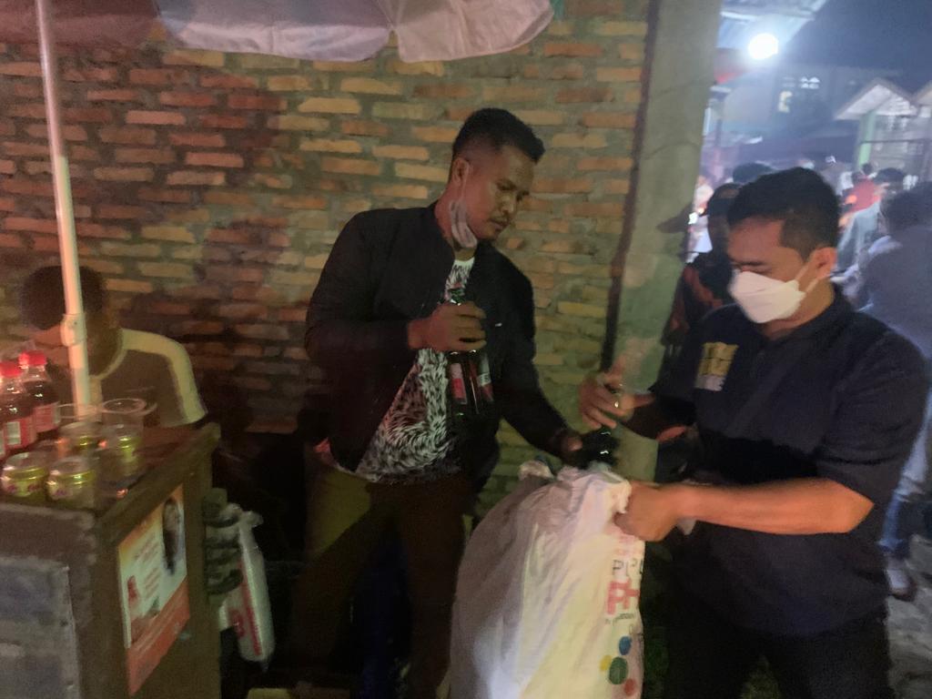 Polsek Perbaungan Gelar Razia Sampai Bergadang di Serdang Bedagai, Sabtu (26/03/2022), (V24/AL)