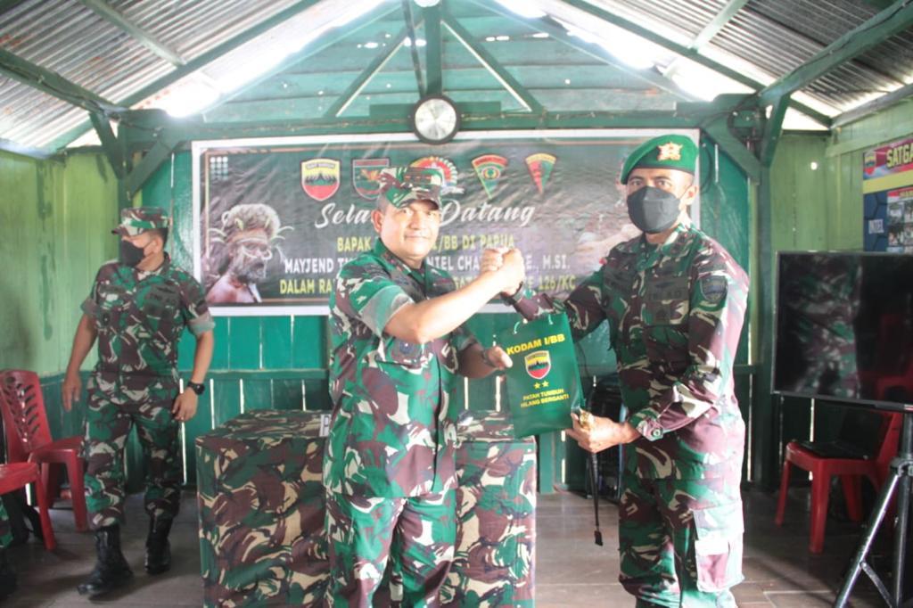 Pangdam I/BB Menghadiri Sebuah Acara dan Mencemaskan Prajuritnya, Selasa (29/03/2022), (V24/AL)