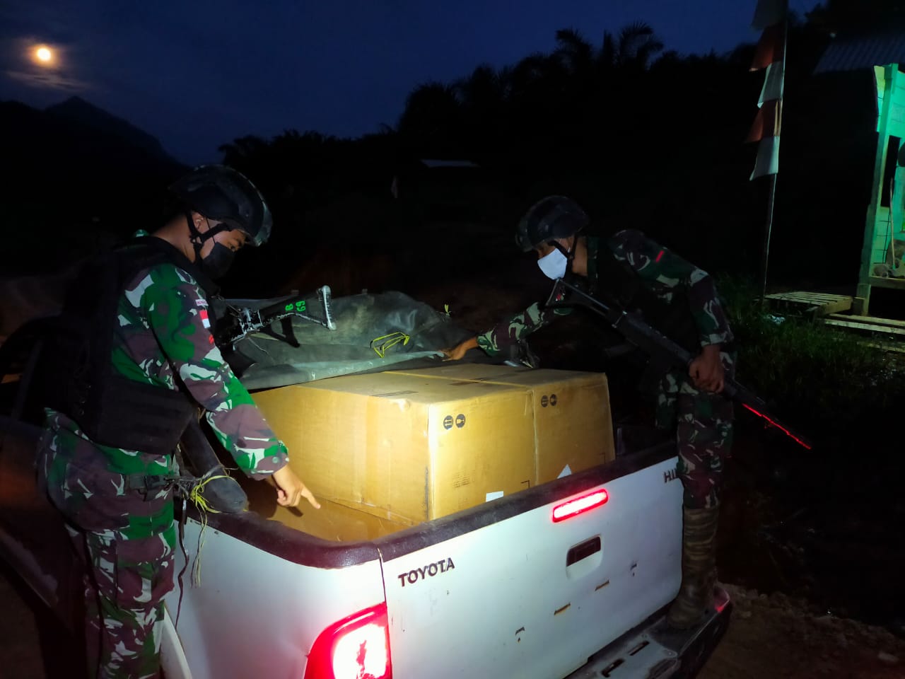 3 unit Mesin Perahu 15 PK dengan Merk Skipper Shipp Motorboard Engine Diamankan, Minggu (17/04/2022), (Foto: V24/AL)