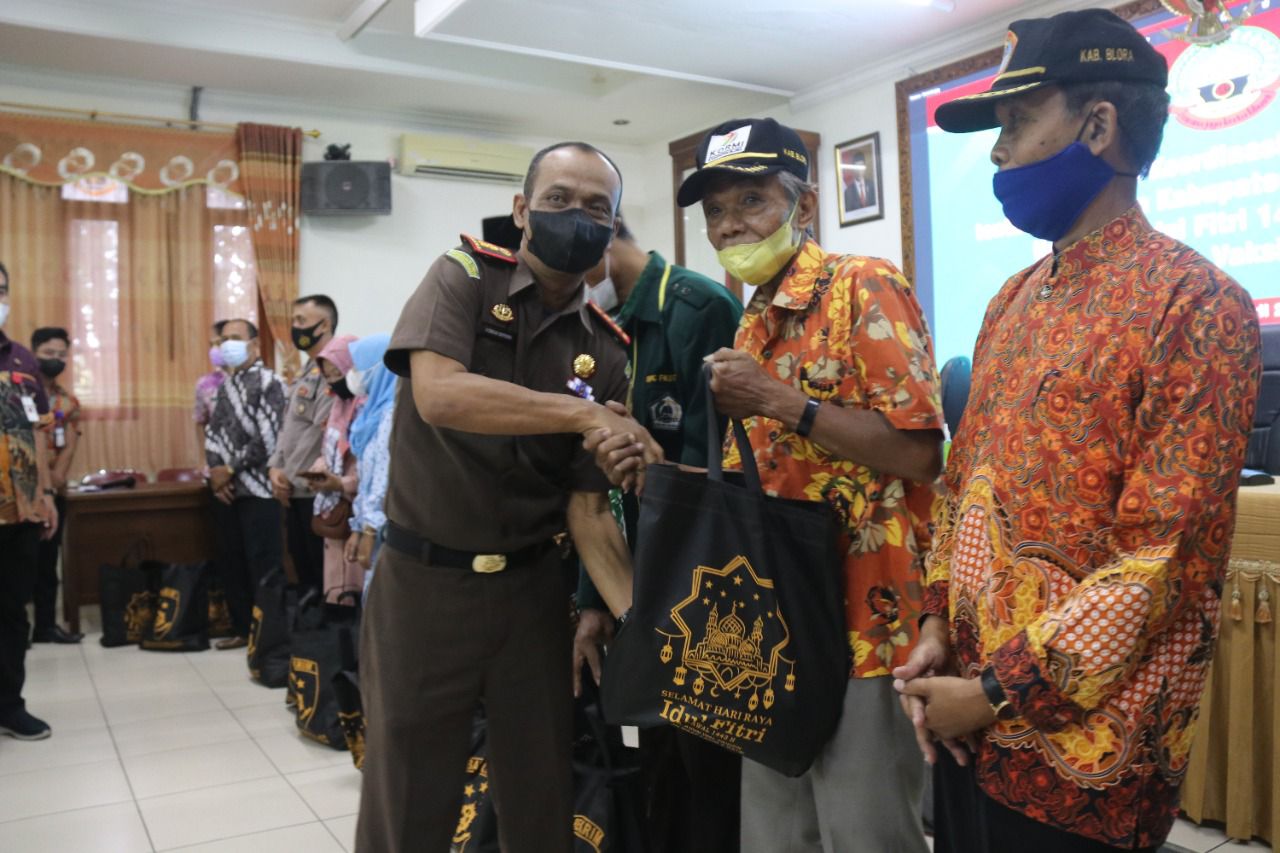 Rapat Koordinasi yang Dipimpin Langsung Oleh Bupati Blora, Selasa (19/04/2022), (Foto: V24/AL)