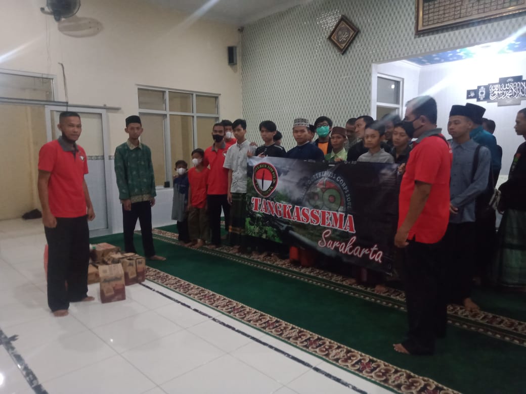 Sertu Iman Menyampaikan Bahwasanya Kegiatan ini Merupakan Agenda Setiap Bulan Suci Ramadhan, Selasa (20/04/2022), (Foto: V24/AL)