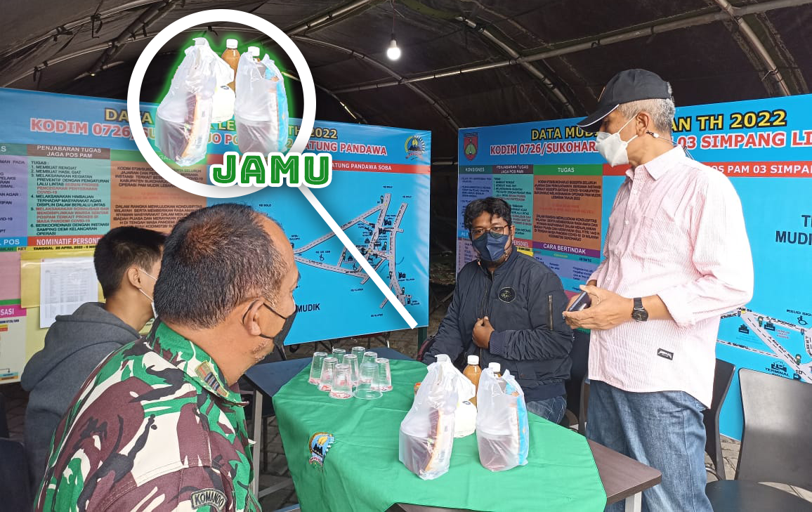 Minum Jamu di Bulan Puasa Cukup Menyegarkan, Minggu (01/05/2022), (Foto: V24/AL)