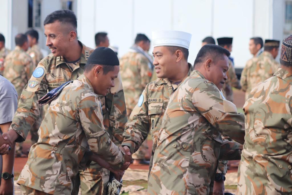 Garuda (Konga) XX-S Monusco yang sedang bertugas di daerah konflik , Selasa (02/05/2022), (Foto: V24/AL)