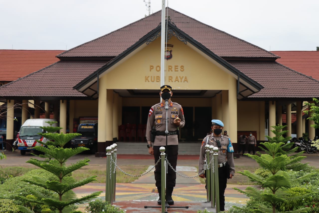 Kapolres Kubu Raya, AKBP Jerrold HY Komuntoy, S.I.K, M.Si , Senin (09/05/2022), (Foto: V24/Dedi)