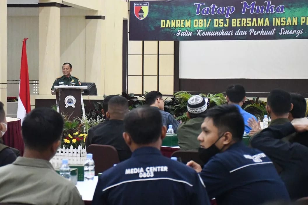 Kegiatan ini Bertempat di Aula Jenderal Sudirman Makorem, Jl. Pahlawan No. 50 Kota Madiun, Rabu (18/05/2022), (Foto: V24/AL)