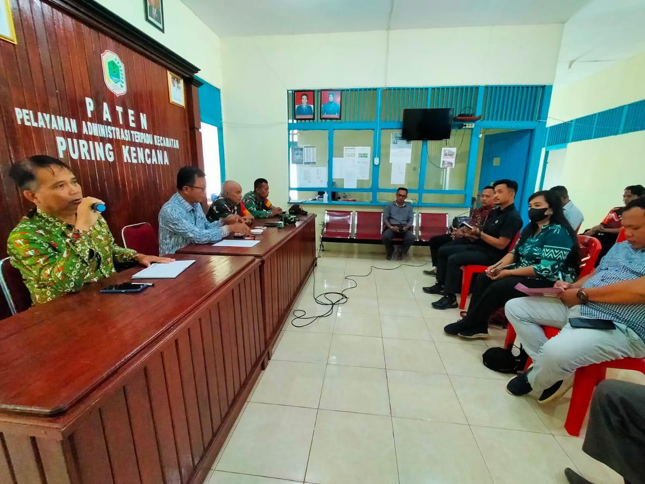 Rapat Koordinasi Kegiatan 17 Agustus 2022 di Desa Sungai Antu, Senin (30/05/2022), (Foto: V24/AL)