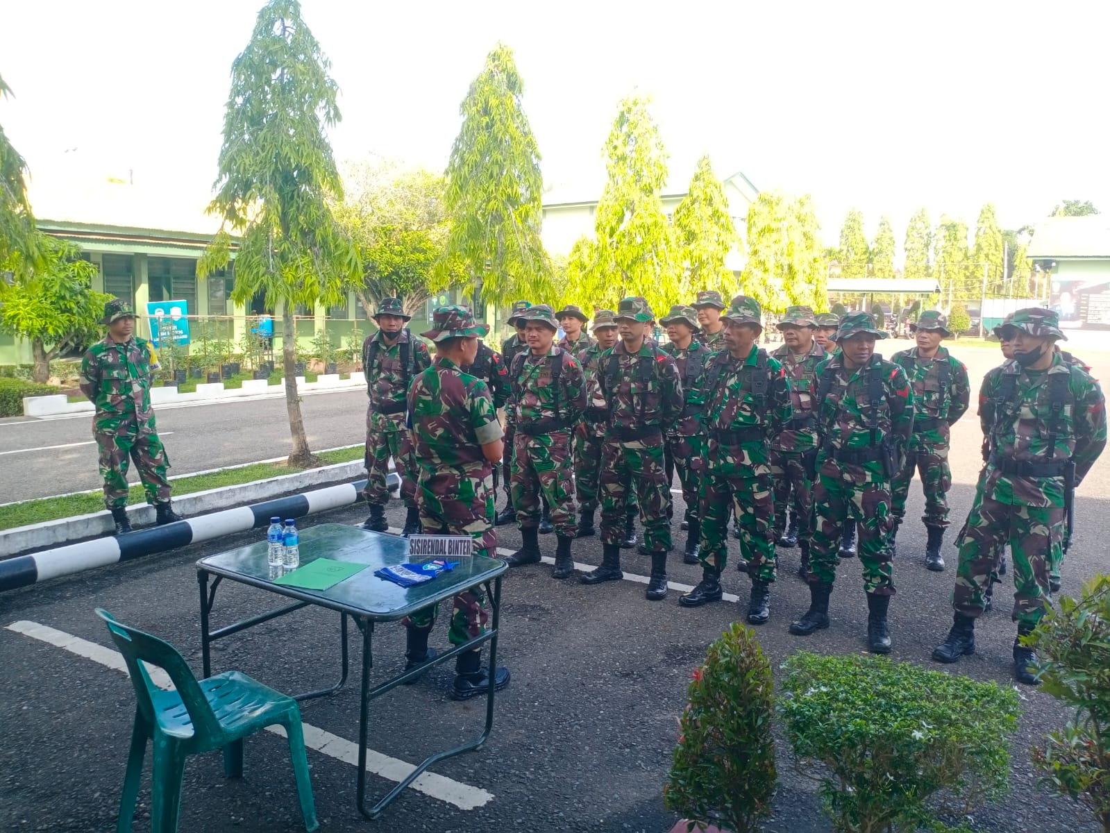 Kodim 0104/Atim menggelar kegiatan Latihan Teknis Teritorial, Selasa (31/05/2022), (Foto: V24/AL)